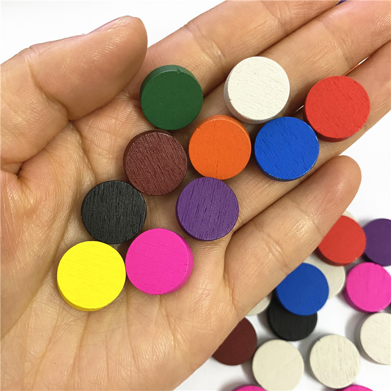 50 ชิ้น 15*5 มม.11 สีไม้ Disk  - Board Game Dixit บทวิจารณ์และราคา