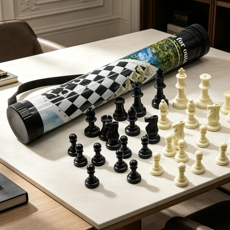 ชุดหมากรุกพกพาแบบม้วนได้ กระดา - Board Game Youtube บทวิจารณ์และราคา